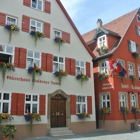 Hotel-Restaurant Goldenes Lamm Dinkelsbuehl Exterior photo